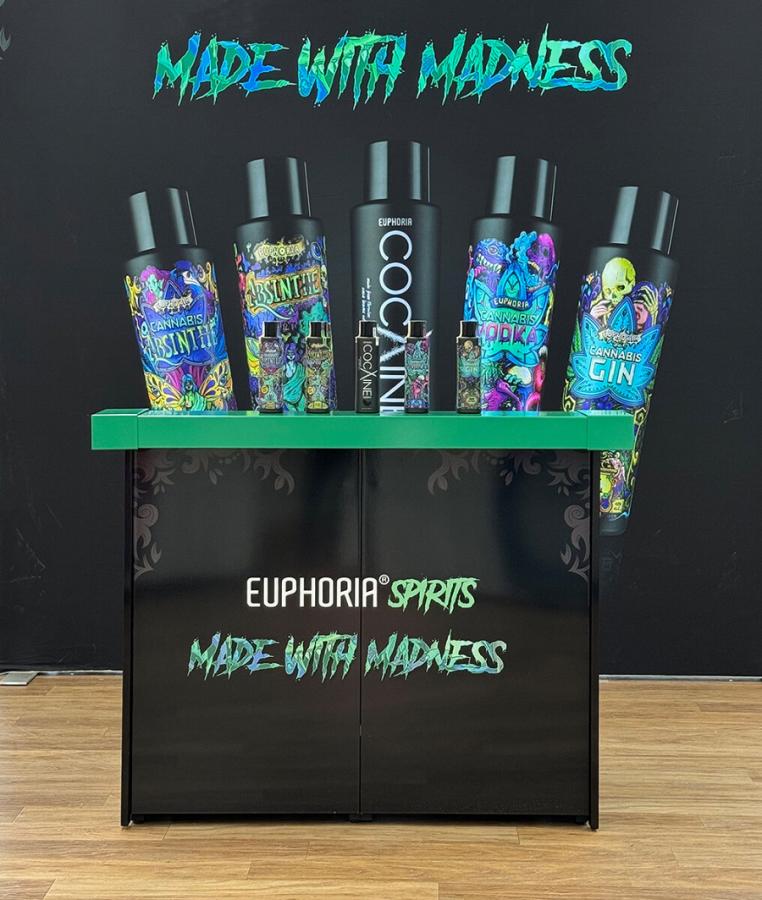 Comptoir promotionnel G-Rack avec  une couleur personnalisée